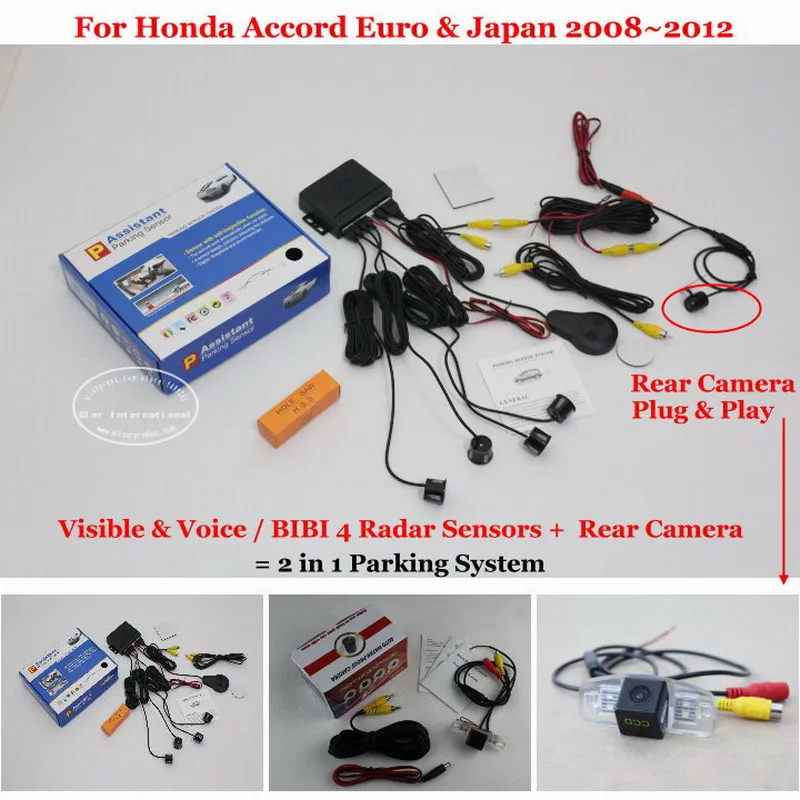 

Датчик парковки для Honda Accord Euro и Japan 2008 ~ 2012, датчик s, резервная камера заднего вида, Автомобильная сигнализация