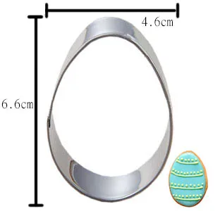 Egg Cokytoop Llama формочки для печенья из нержавеющей стали Единорог Фламинго формы для печенья Пасхальный кролик детский душ вечерние кухонные инструменты для выпечки - Цвет: Egg