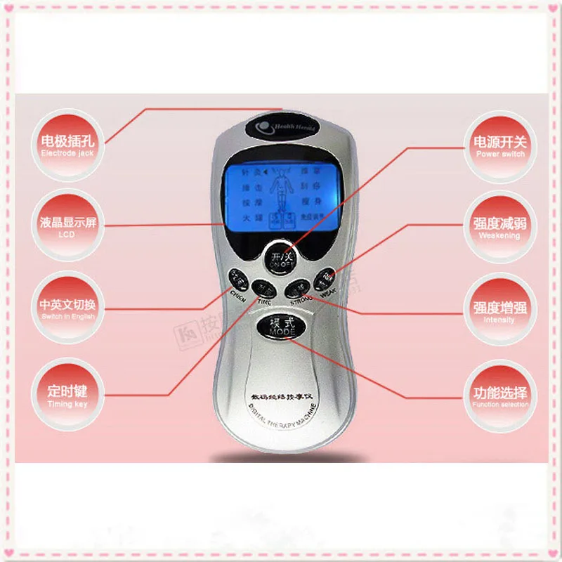 Tens. Потеря веса обертывание тела Иглоукалывание Цифровая терапия машина