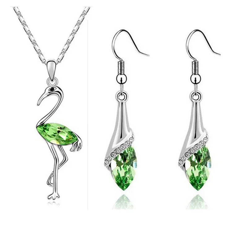 Новинка 2014 романтические Помолвочные милые животные Лебедь ювелирные наборы