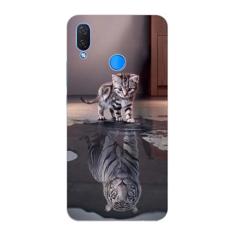 A007 Мультяшный чехол для телефона Tecno Camon 11 Pro Camon11 6,", мягкий силиконовый чехол с мультяшным рисунком, ТПУ, розовая сова, милые Чехлы Para style Cat - Color: A007