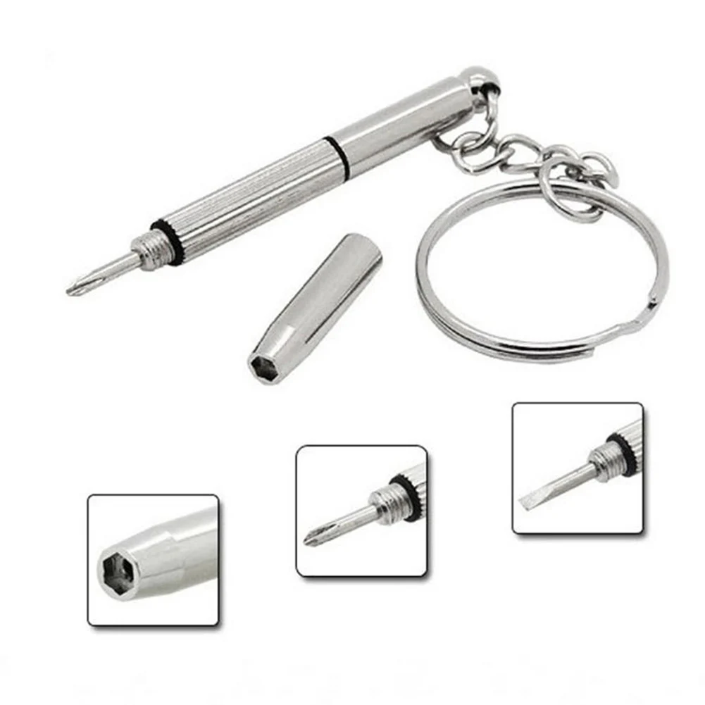 

3in1 Mini Sunglasses Eyeglass Phone Watch Repair Keychain Screwdriver Kit Tool