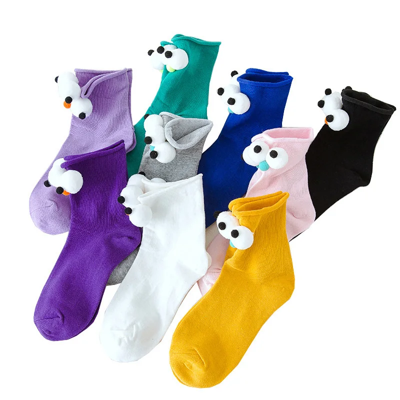 SKYYUE зима осень милые модные Мультяшные стерео креативные большие глаза женские