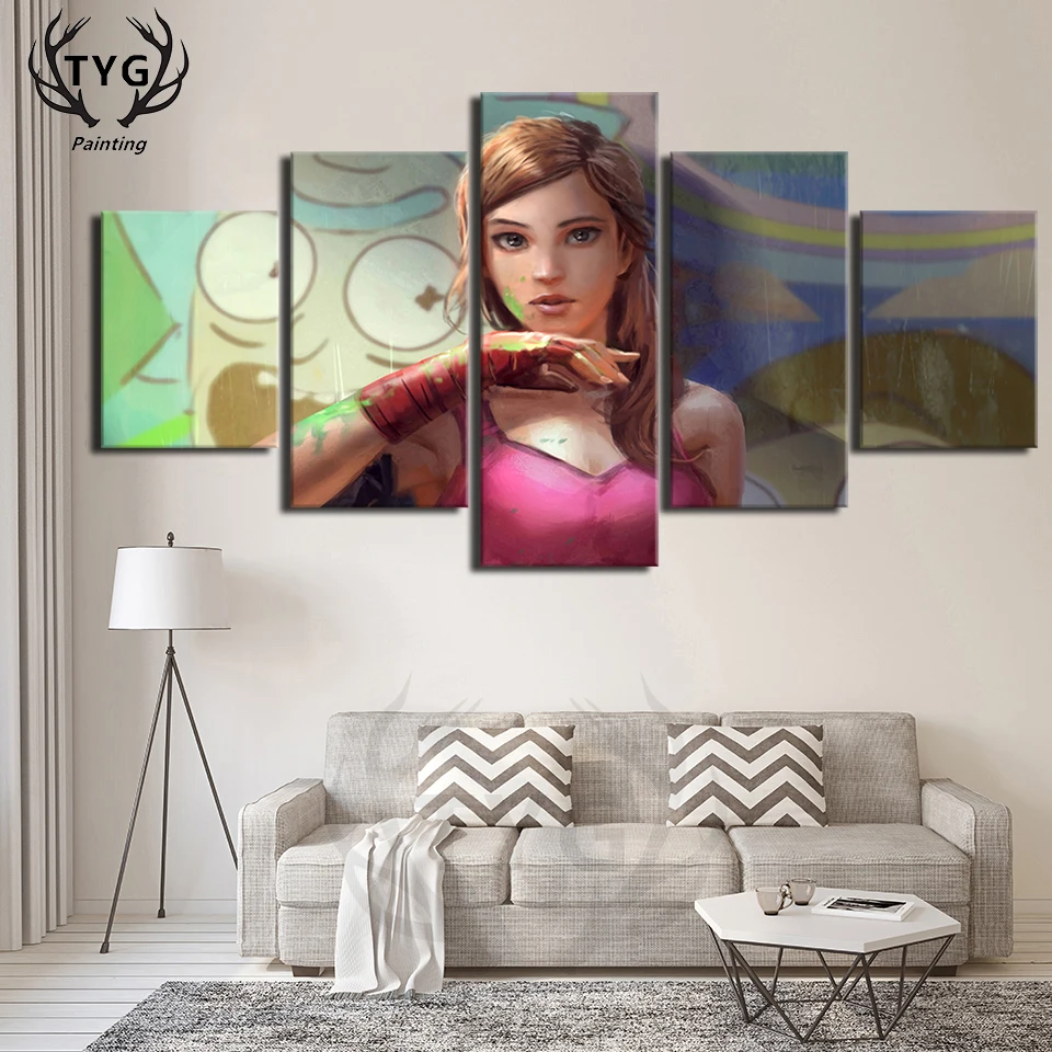 HD Лето Рик и Морти Фэнтези Арт плакат обои для дома комнаты украшение холст