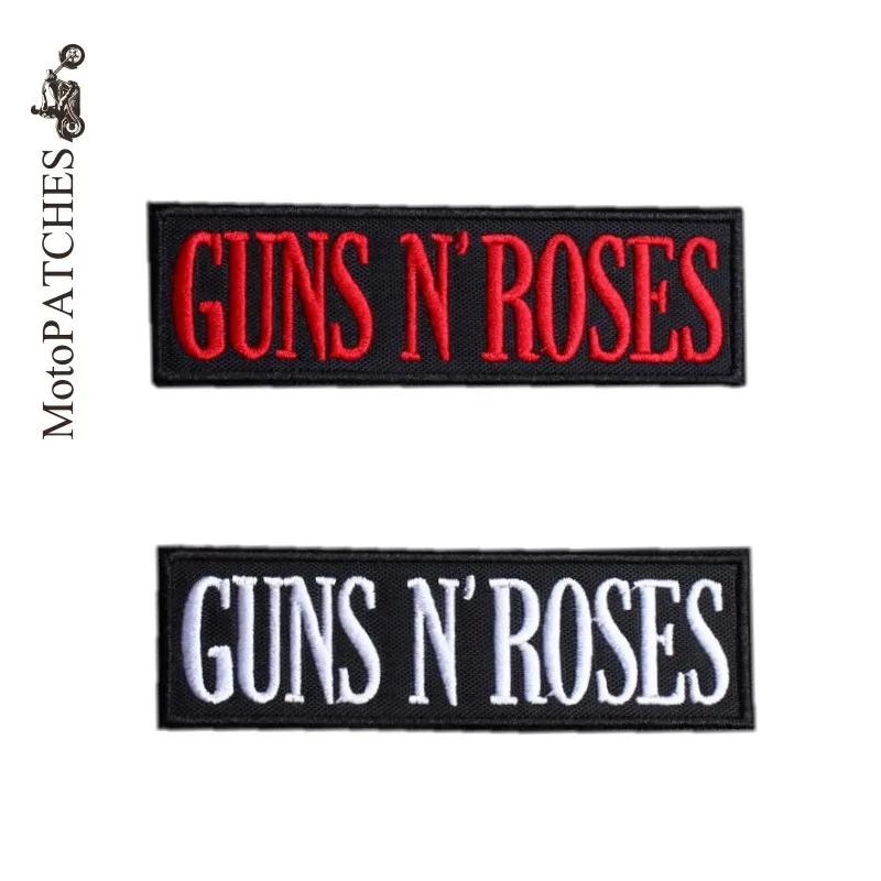 MotoPATCHES Guns N Roses DIY Новые металлические музыкальные Пластыри для одежды вышитые
