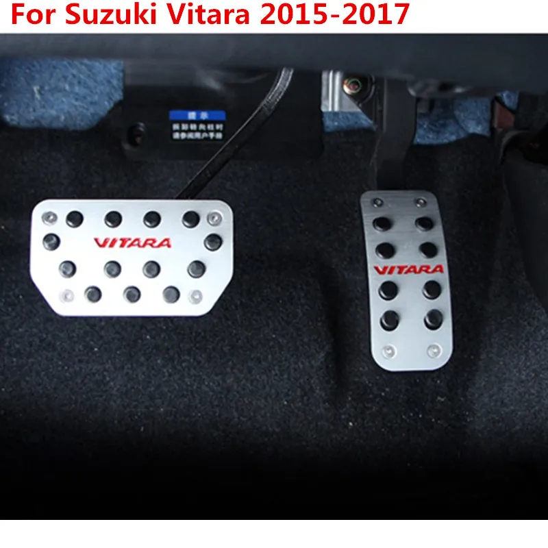 Крышка педали тормоза из алюминиевого сплава для Suzuki Vitara Accessories 2015 2016