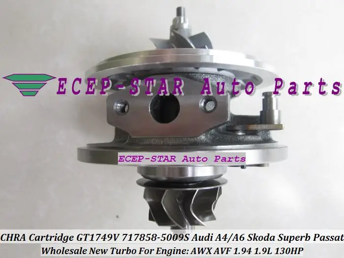 Турбокартридж CHRA Core GT1749 717858 0001 0002 0003 0004 038145702N для Audi A4 A6 VW AWX AVF BLB л|turbo cartridge|turbo
