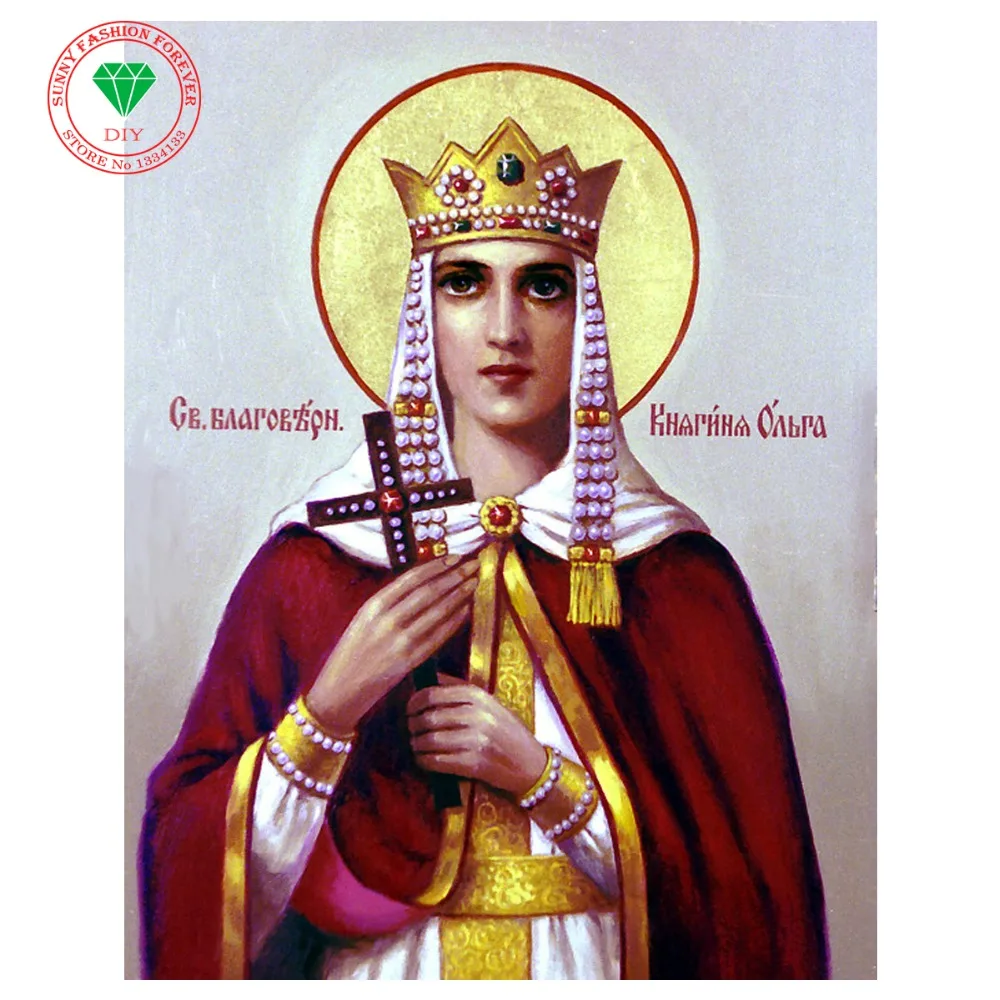 

Алмазная 5D Вышивка «сделай сам», религиозная Женская картина, вышивка крестиком, настоящая религиозная мозаика, картина из страз, стразы