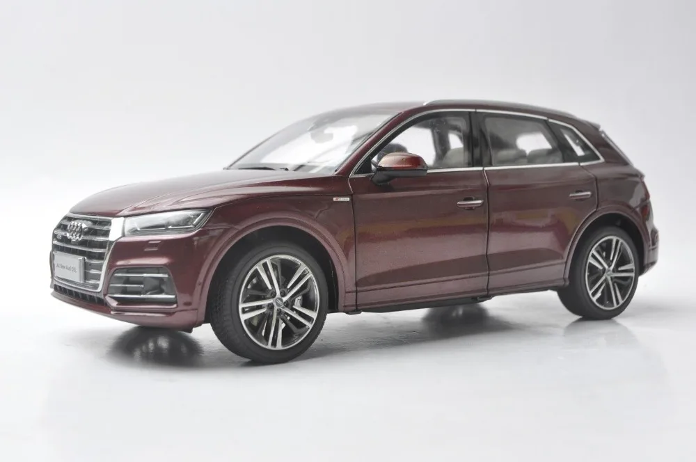 1:18 литая модель для Audi Q5L Q5 2018 красный новый внедорожник сплав игрушечный