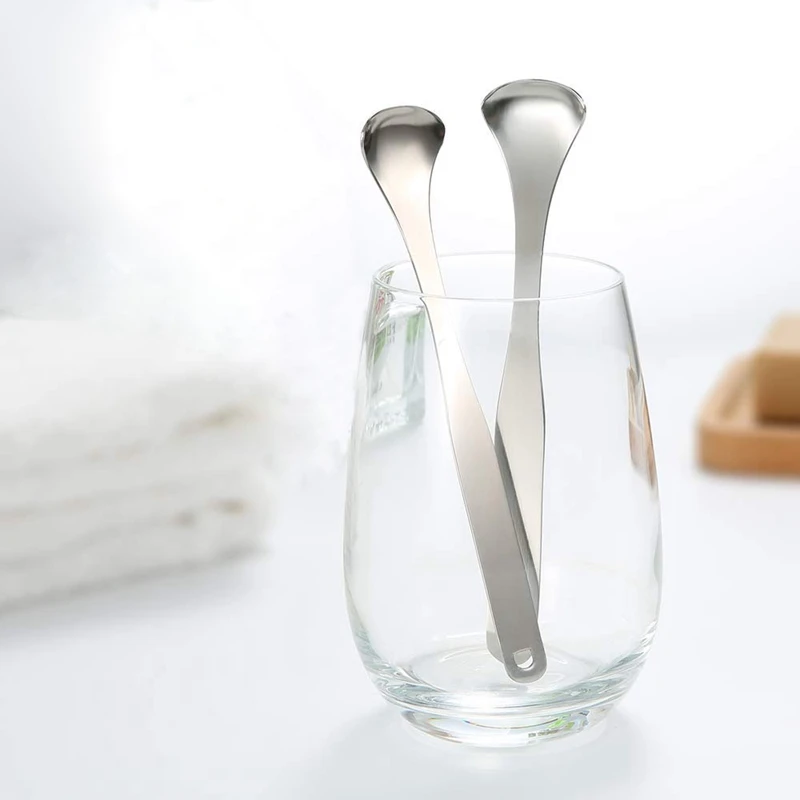 

Tongue Coating Cleaner Remove Tongue Dirt Scraping Tongue Artifact Safety Stainless Steel Scraper Cleaning Brush Tool
