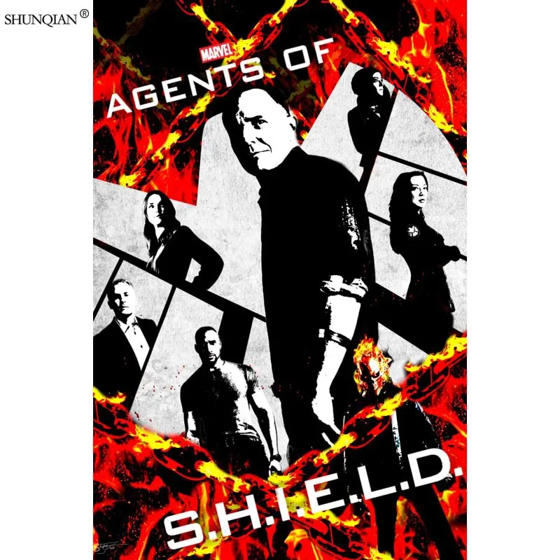 Агенты по поставке из плакат на щите шелковой ткани с принтом печати плакатов