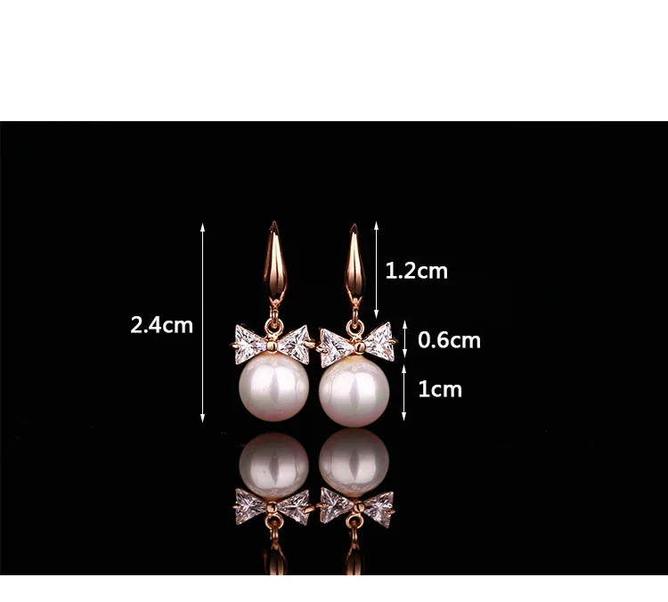 2018 женские модные жемчужные украшения CZ цирконий камень ювелирные изделия