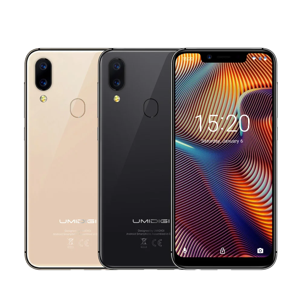 Umidigi A3 Pro смартфон с четырёхъядерным процессором ОЗУ 3 ГБ ПЗУ 32 12 Мп + 5 МП Android 8