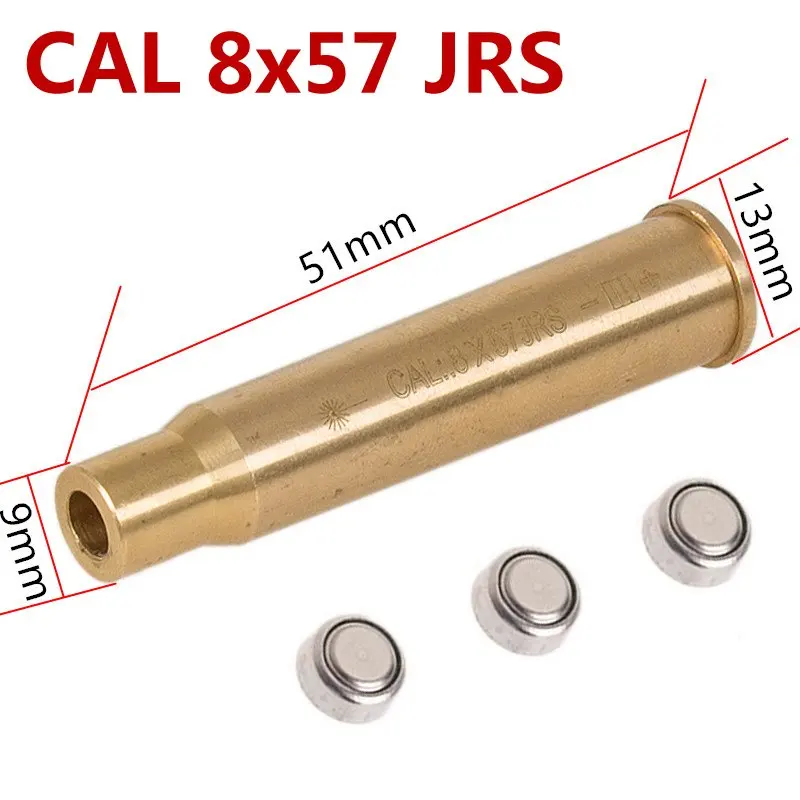 AUKMONT Red Dot Laser Brass Boresight CAL Cartridge Bore Sighter Scope Hunting Ammo Bullet | Спорт и развлечения