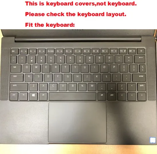 Ноутбука прозрачный ТПУ Защита клавиатуры Крышка для Razer Blade Stealth 13 3 "(выпуск