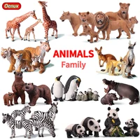 oenux original african wild lion simulation animals tiger elephants action figure farm animal figurines model educational toys