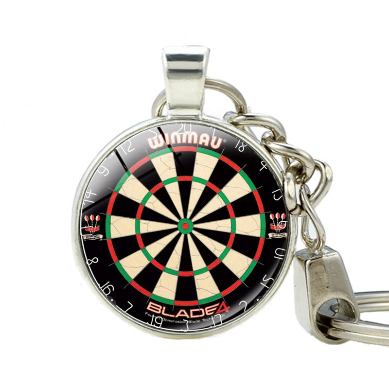 Винтажный Dartboard брелок ювелирный Dart Target игра дротик спортивный держатель для