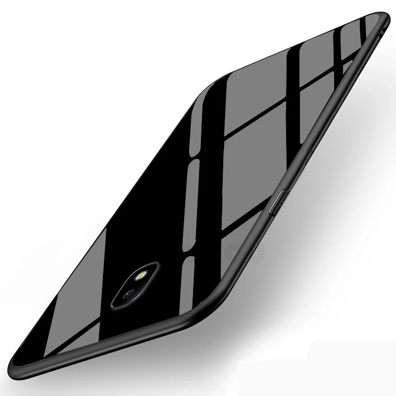 UPaitou роскошный чехол из закаленного стекла для samsung Galaxy J7 J5 J3 Pro J4 Prime J6 Plus TPU бампер