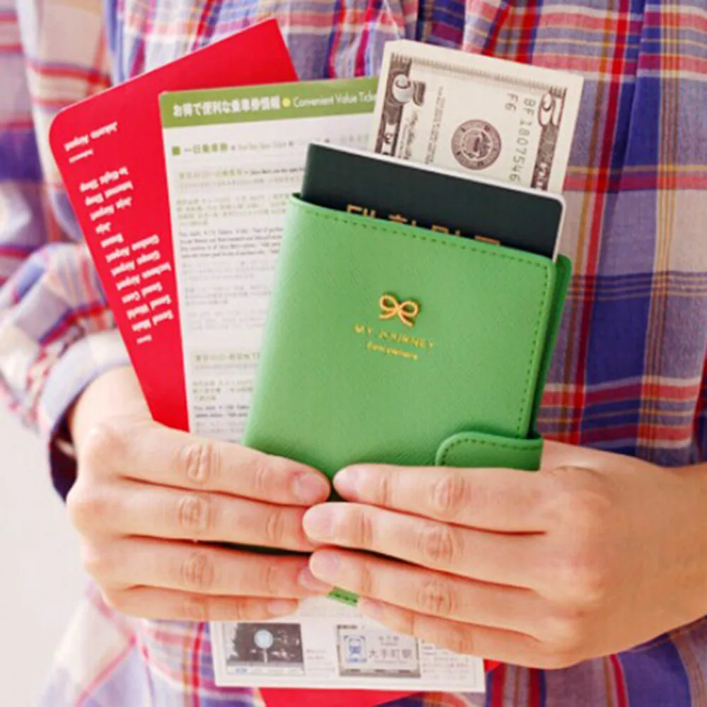 Звезда-Корейской Версии Паспорта Обложка для Проездной Билет Держатель Лицензии