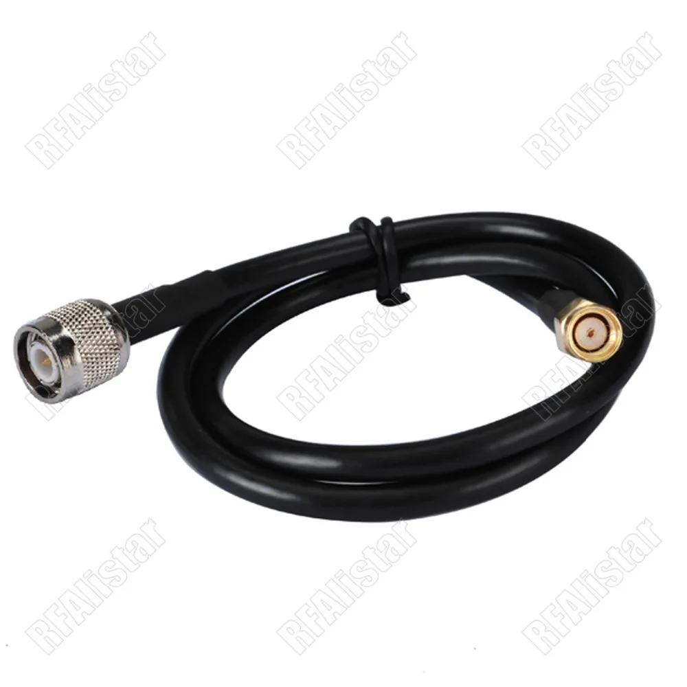 RP-SMA Male to TNC Plug RG58 Low Loss RF Extension Adapter Antenna Coaxial Cable Audio WIFI Wlan 30cm/50cm/80cm/1M/2M/3M | Обустройство