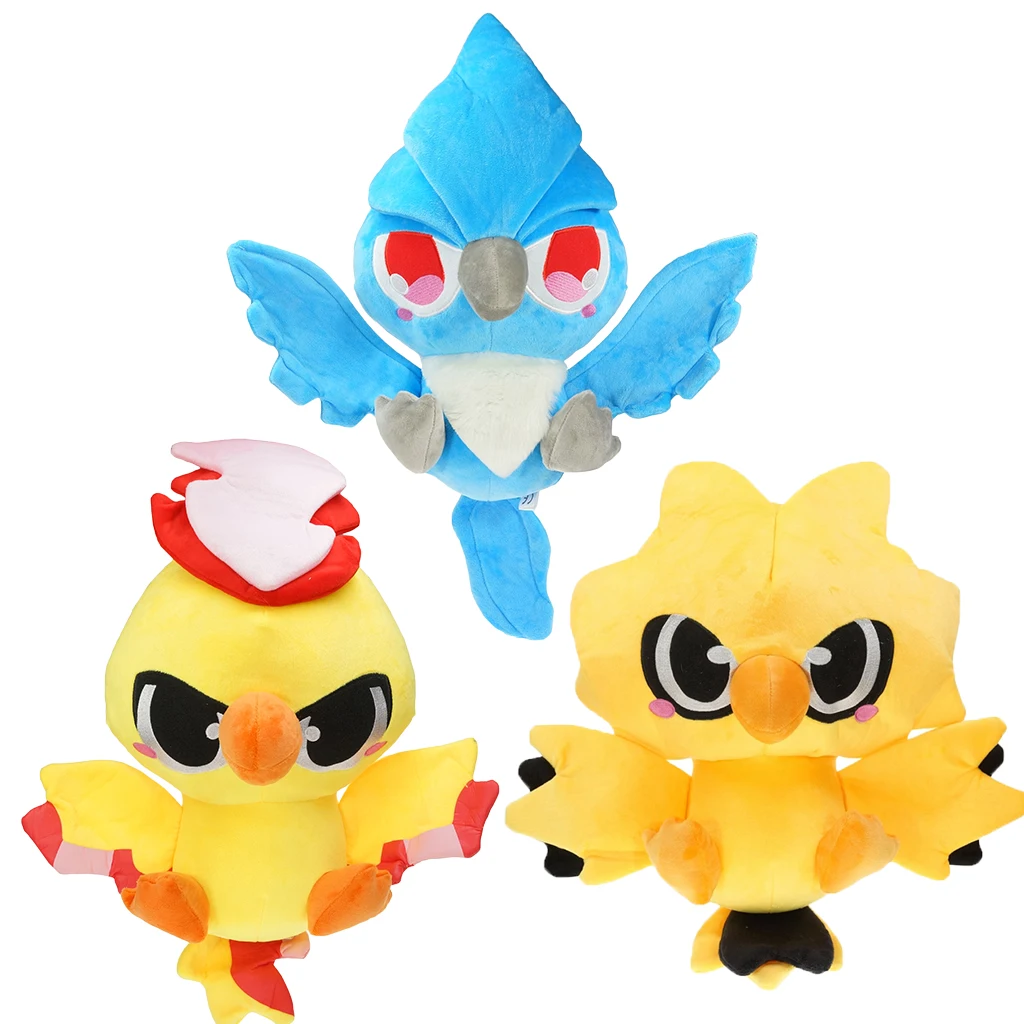 Милые милые игрушки в виде птиц Articuno и Zapdos плюшевые животных 30 см|Персонажи