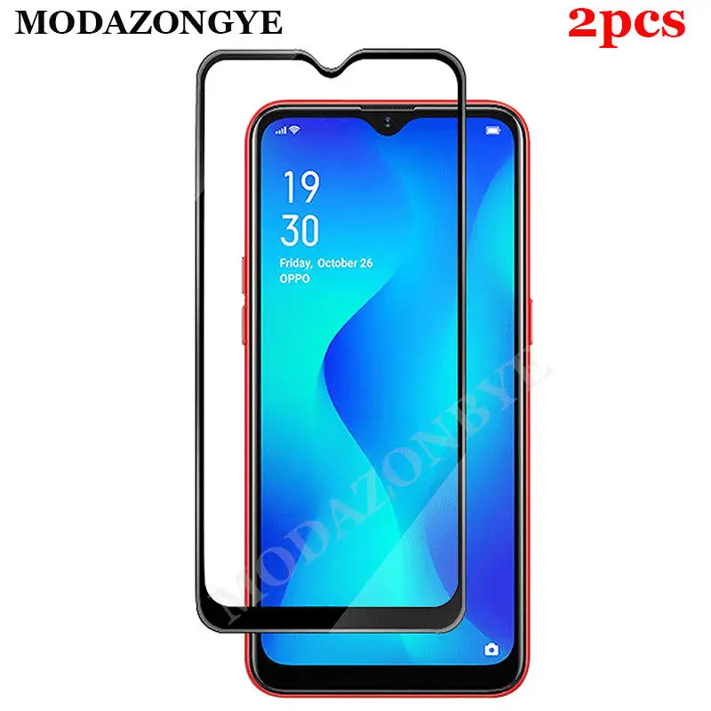 2 шт. закаленное стекло для OPPO A1K Защита экрана A 1K OPPOA1K CPH1923 защитная пленка с