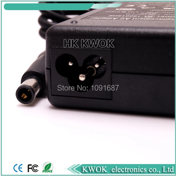 Free DHL/Fedex 50pcs/lot 19V 4.74A 7.5x5.0mm AC Charger Power Supply For hp Laptop G4 DV3 DV4 DV5 DM4 6515b 6715b 6910p