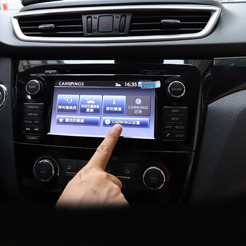 Автомобильный GPS навигационный экран закаленное стекло защитная сталь