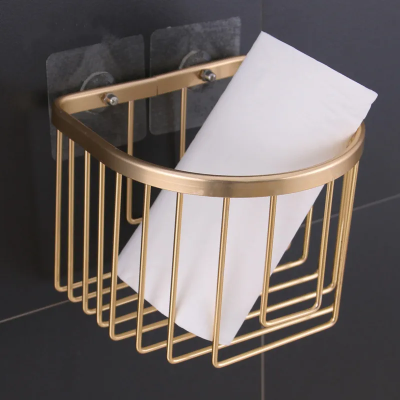 Алюминиевый держатель для туалетной бумаги настенная стойка хранения