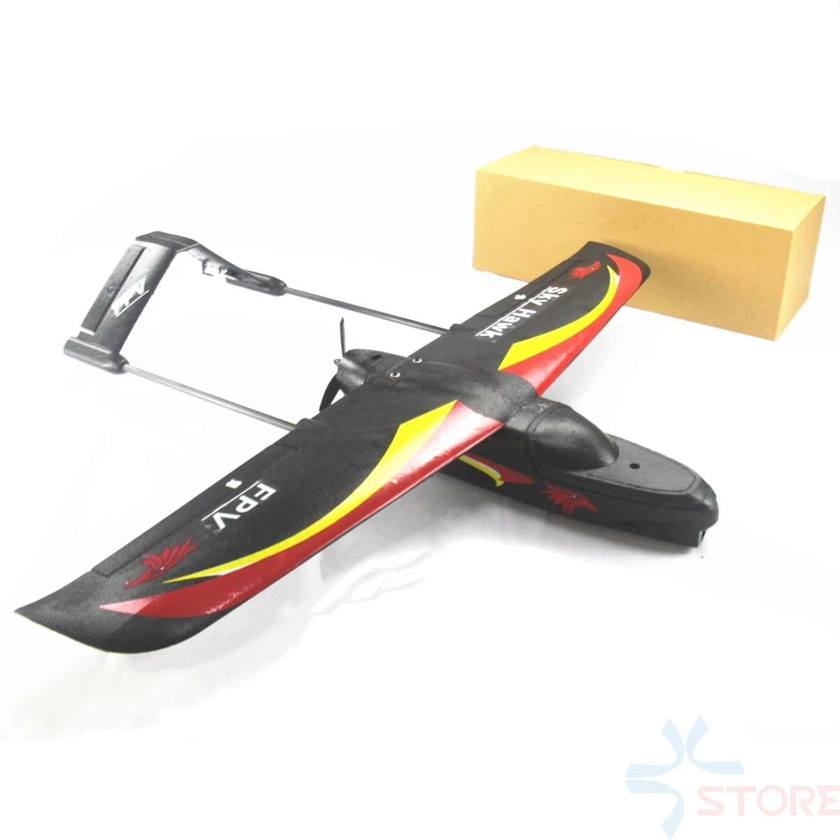Sky Hawk V1 940 мм Wingspan EPP RC Flywing Planes Kit/PNP Black Электрический Глайдер|electric rc glider|rc glidersky hawk |