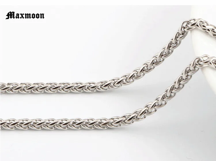 Цепочка Из Нержавеющей Стали 316L Maxmoon ширина 3 4 5 6 мм