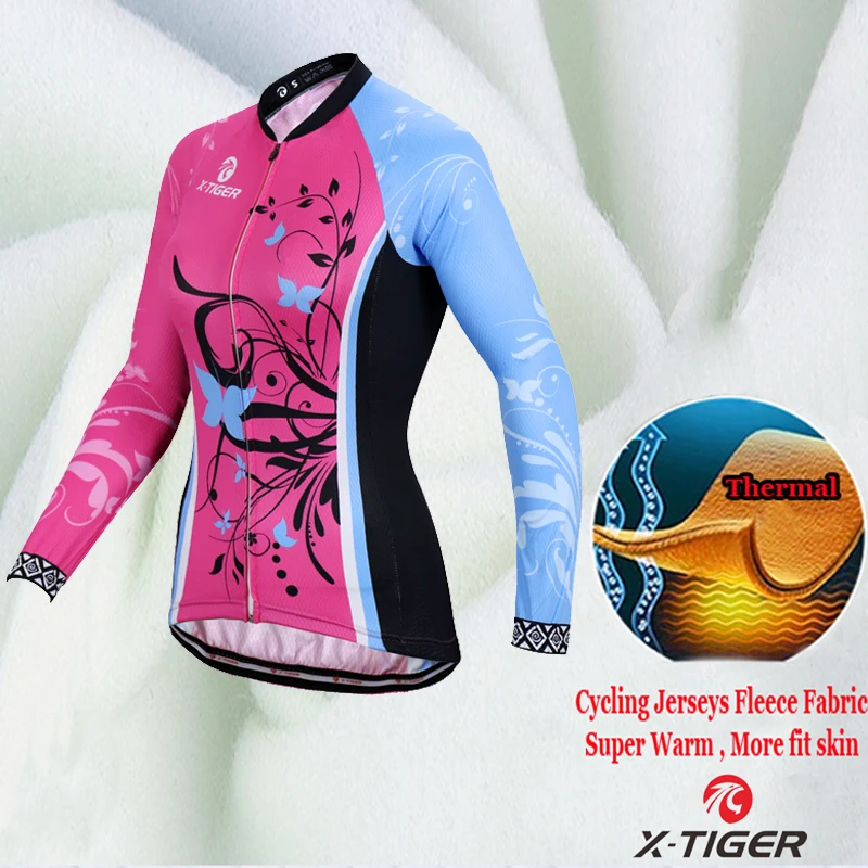 X TIGER 2020 Pro Зимняя Теплая Флисовая одежда для велоспорта Ropa Ciclismo Mtb Женская мужская