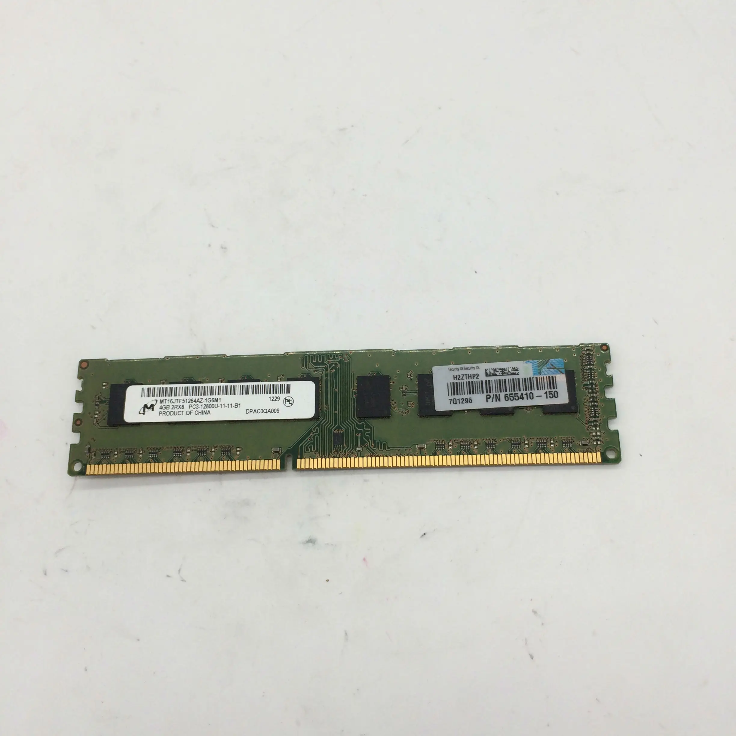 Для Микрон 4 ГБ PC3-12800U DDR3 Оперативная память MT16JTF51264AZ-1G6M1 655410-150 |