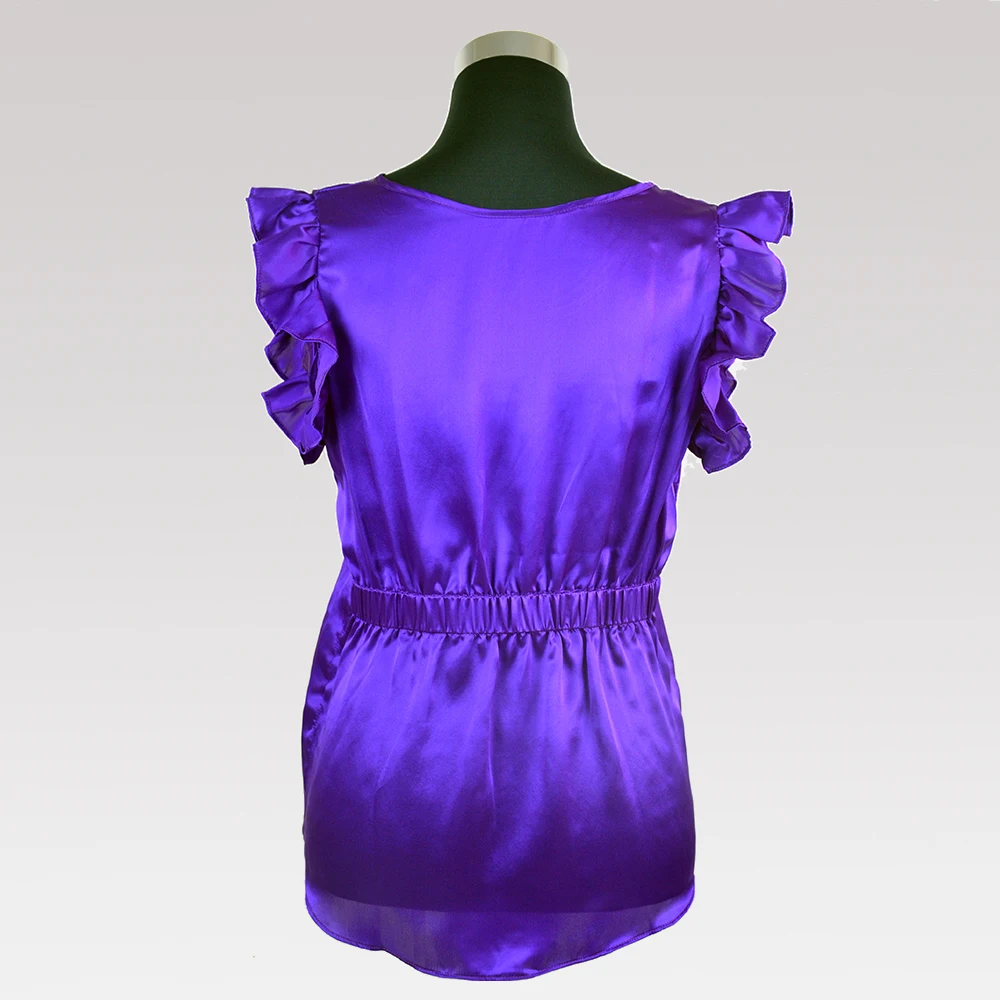 Рубашка из 100% шелка женская без рукавов большие размеры на весну и лето|silk shirt|silk