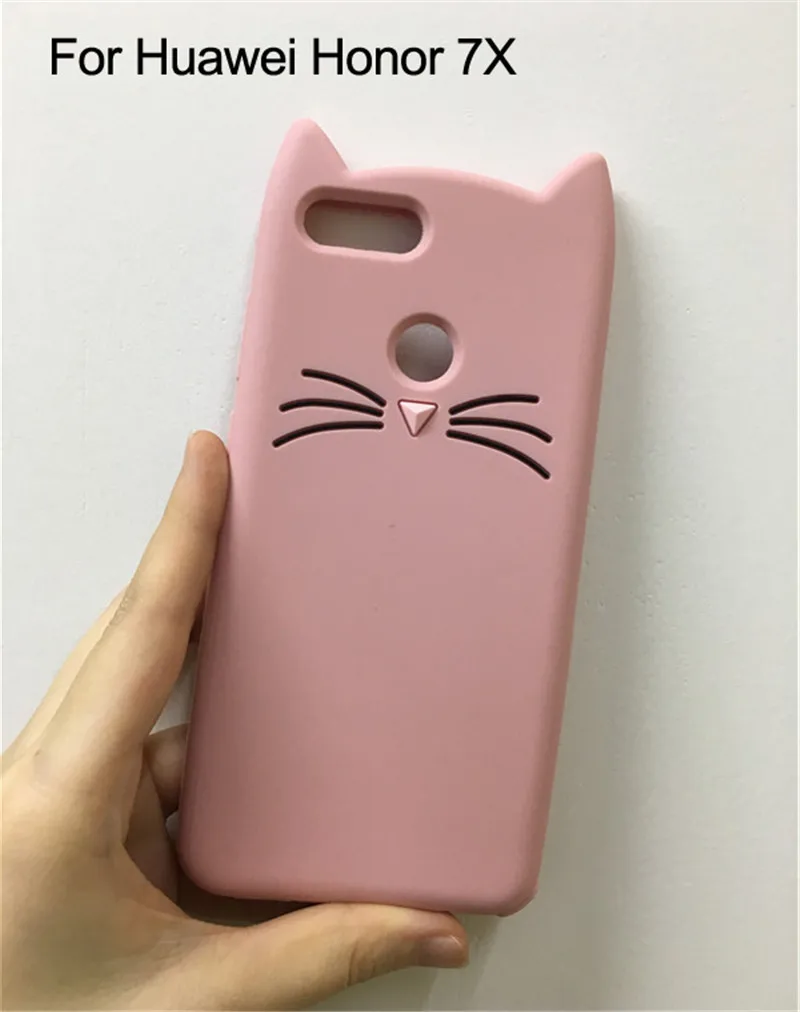 3D в мультяшном стиле Мягкий силикон чехол для huawei Коврики 10 20 Lite mate 9 8 7 P30 Pro Honor 10 9 8 Lite 8X 7X 6X 5X Nova 3 3i 3e 2 плюс 2s 2i