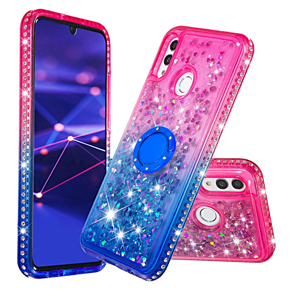 Чехол для телефона с зыбучим песком Huawei Honor 10 Lite задняя крышка из ТПУ P smart чехол 6 21