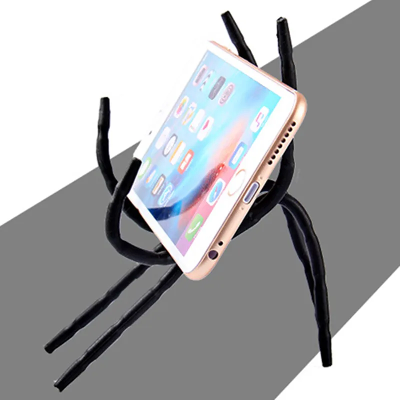 Universal Spider Mobile Phone Holder For Iphone 7 6 6s Plus SE 5s 4 Stent For Samsung S7 Edge S6 S5 Bicycle Holder Stand Support