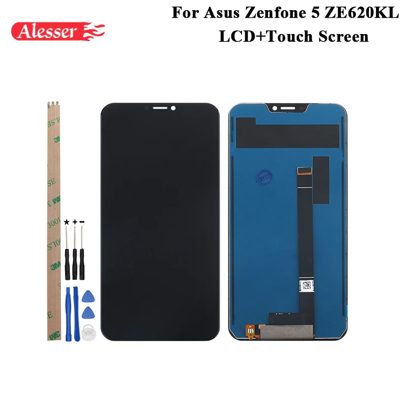 Alesser для Asus Zenfone 5 ZE620KL ЖК дисплей и сенсорный экран высокого качества дигитайзер +