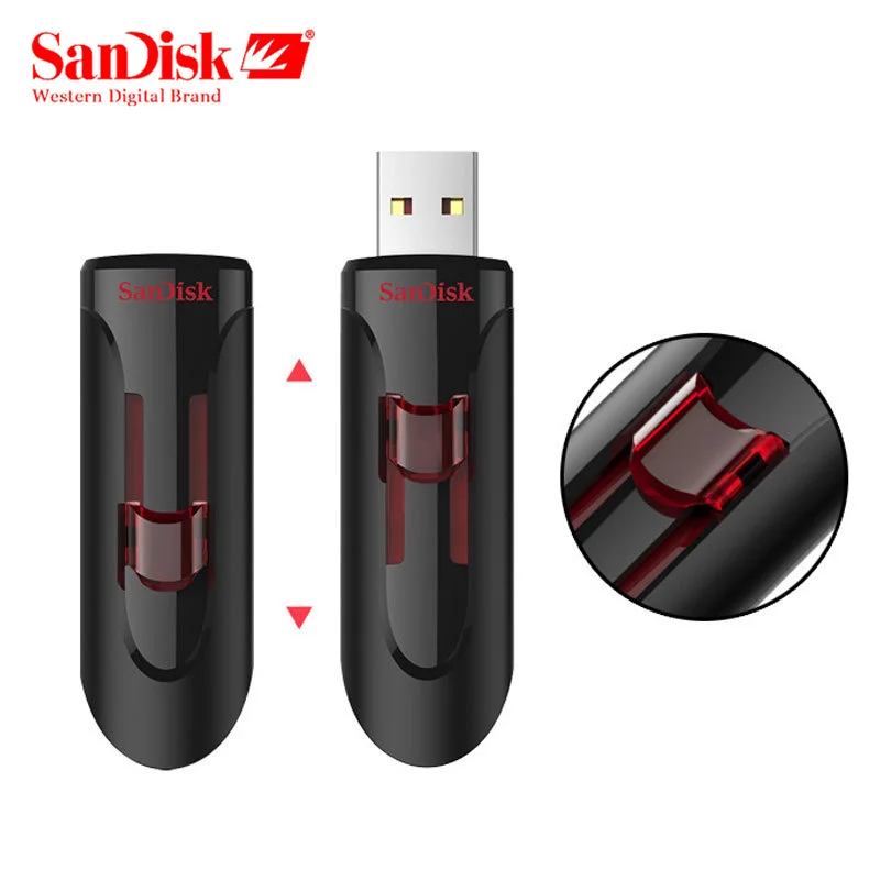 SanDisk CZ600 флеш накопитель USB 3 0 16 ГБ 32 64 Гб 128 256 Флешка карта памяти Флеш USB|USB