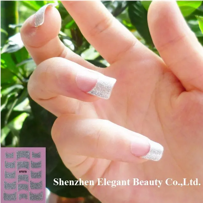 Оптовая продажа Новое поступление XF875-XF878 серийный стикеры 3D на ногти Nail Art