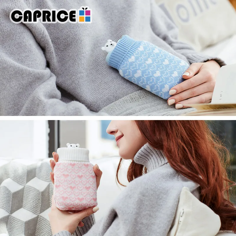 Грелка для рук сумка горячей воды Теплая бутылка силиконовая термобутылка