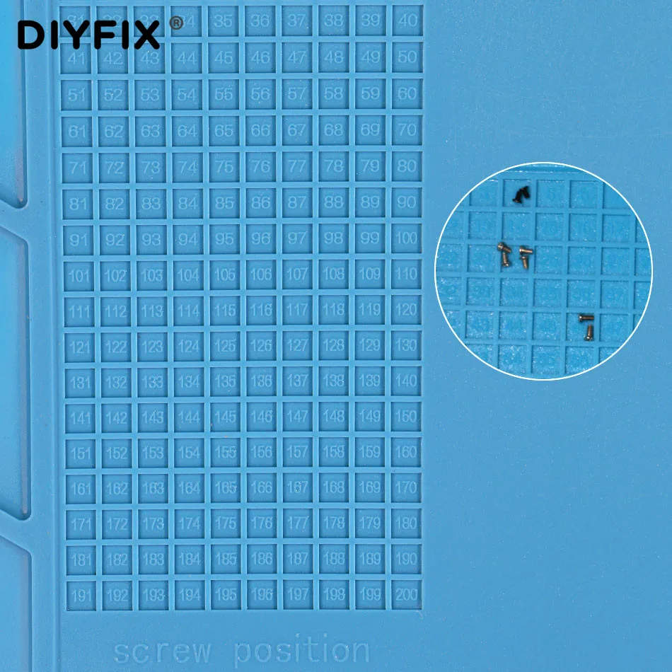 Теплоизоляционный силиконовый рабочий коврик DIYFIX ESD для телефона ПК компьютера