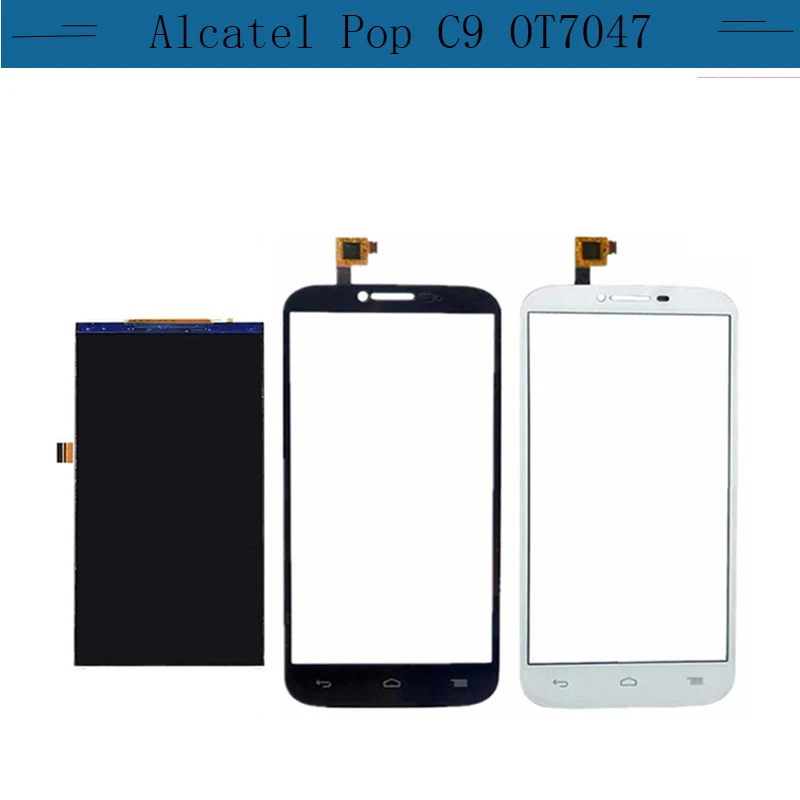Высокое качество 5 ''для Alcatel One Touch Pop C9 OT7047 7047 7047D ЖК дисплей экран + сенсорный