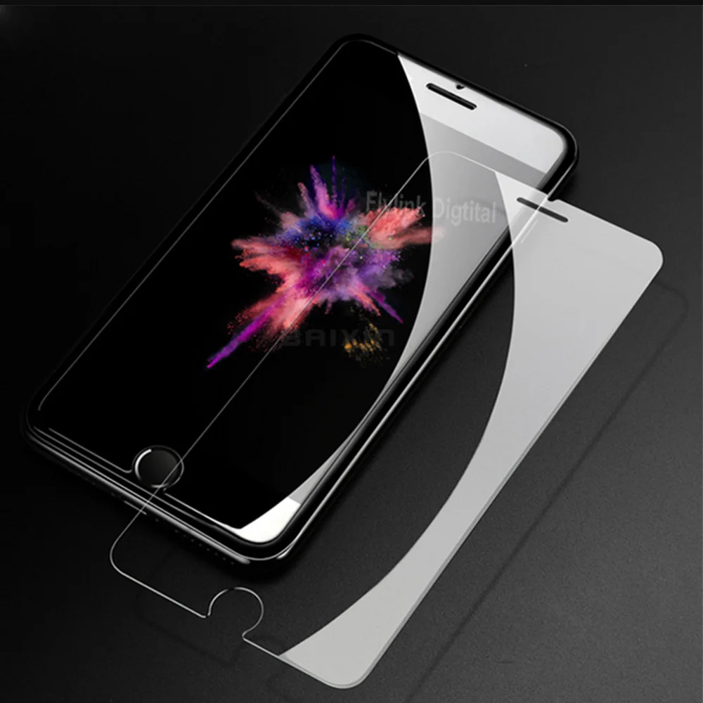 Защитное стекло для iphone 5S защита экрана закаленное пленка чехол 5 6 S 7 8 X SE