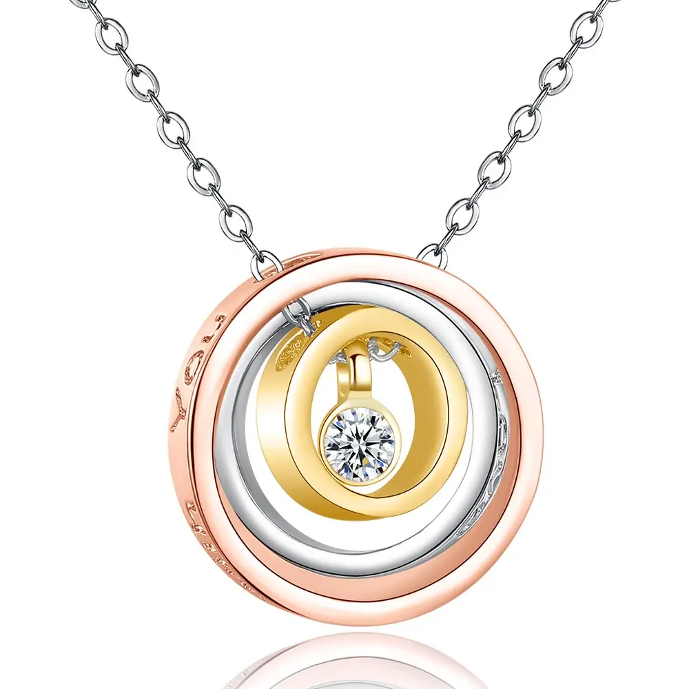 

Beiver I LOVE YOU MOM Pendant Necklace Best Gift for Mom Family Jewelry