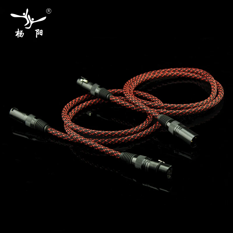 YYAUDIO 1 пара Hifi 2 XLR штекер гнездо балансировочный аудиокабель высокая
