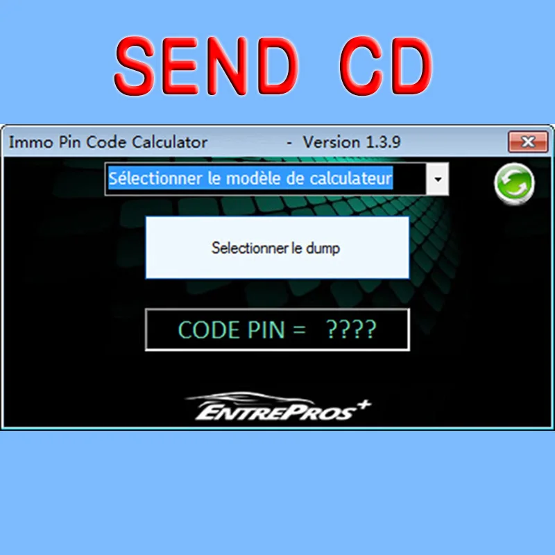 send cd IMMO Pin-код калькулятор V1.3.9 для Psa Opel Fiat Vag - Цвет: send cd