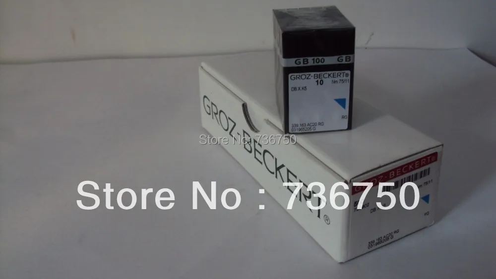 Оригинальная игла для вышивания Groz Beckert DBXK5 DB X K5 SAN Nm 75/11 Tajima Barudan SWF Китай