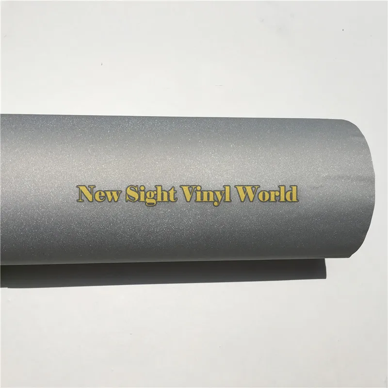 High Quality Sparkle Silver Sandy Bling Vinyl Wrapping Film Decal Bubble Free For Phone Laptop Cover Size:1.52*30M | Автомобили и