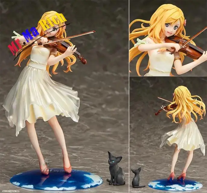 20 см Aniplex Your Lie In April Miyazono Kaori аниме фигурка ПВХ Brinquedos коллекция игрушек для подарка